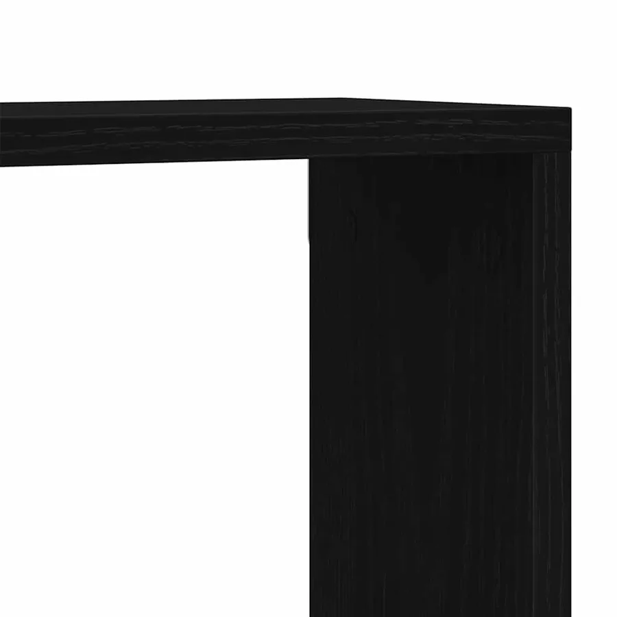 Étagères Murales avec étagère 2 pcs Chêne noir 60 x 15 x 23 cm - 10