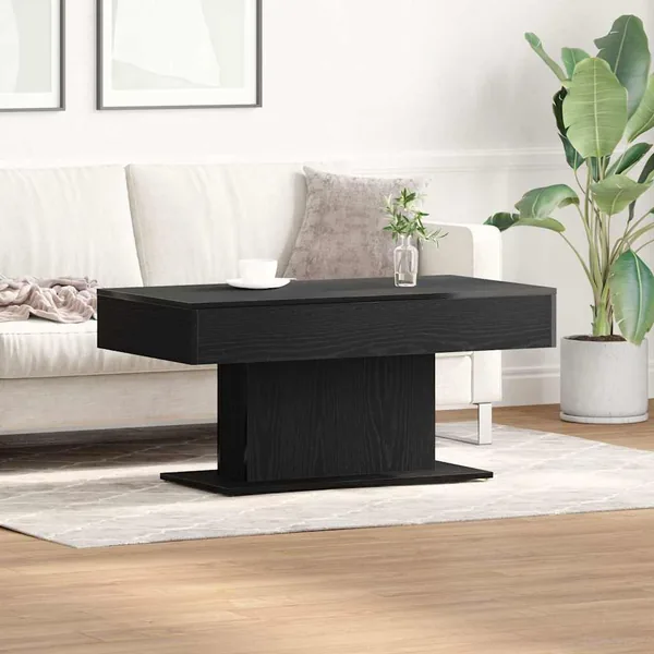 Table basse Chêne noir 96 x 50 x 45 cm Bois d'ingénierie