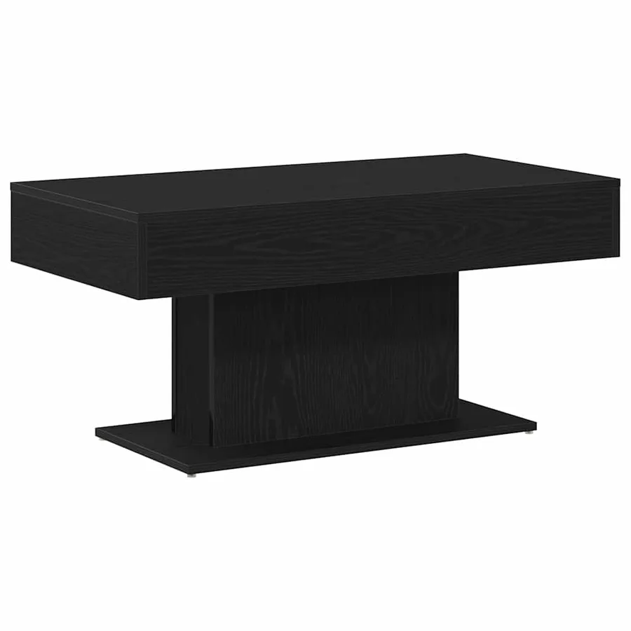 Table basse Chêne noir 96 x 50 x 45 cm Bois d'ingénierie - 5