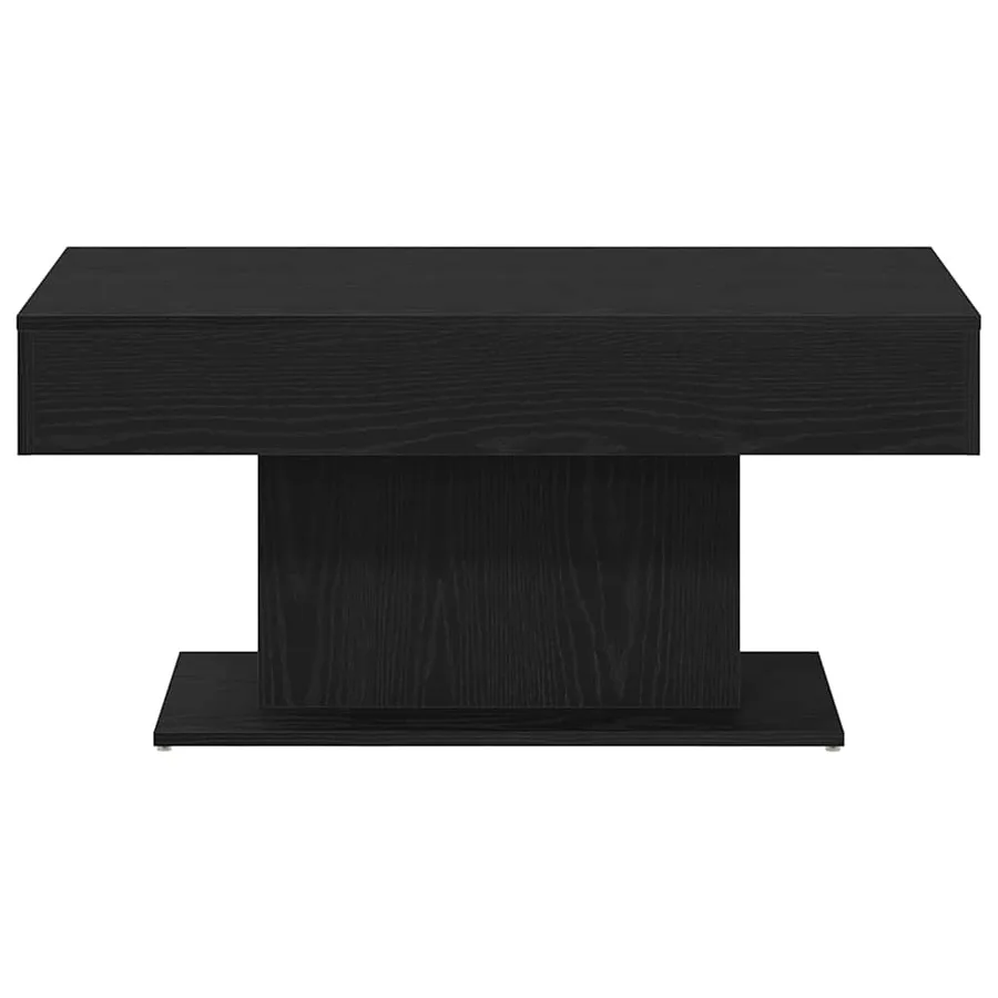 Table basse Chêne noir 96 x 50 x 45 cm Bois d'ingénierie - 6