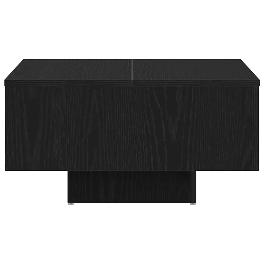 Table basse Chêne noir 60 x 60 x 31,5 cm Bois d'ingénierie - 6