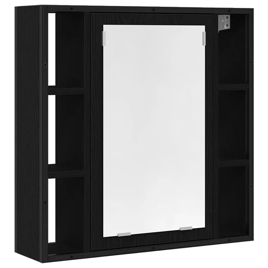 Ensemble de mobilier de salle de bain 4 pcs Chêne noir - 5