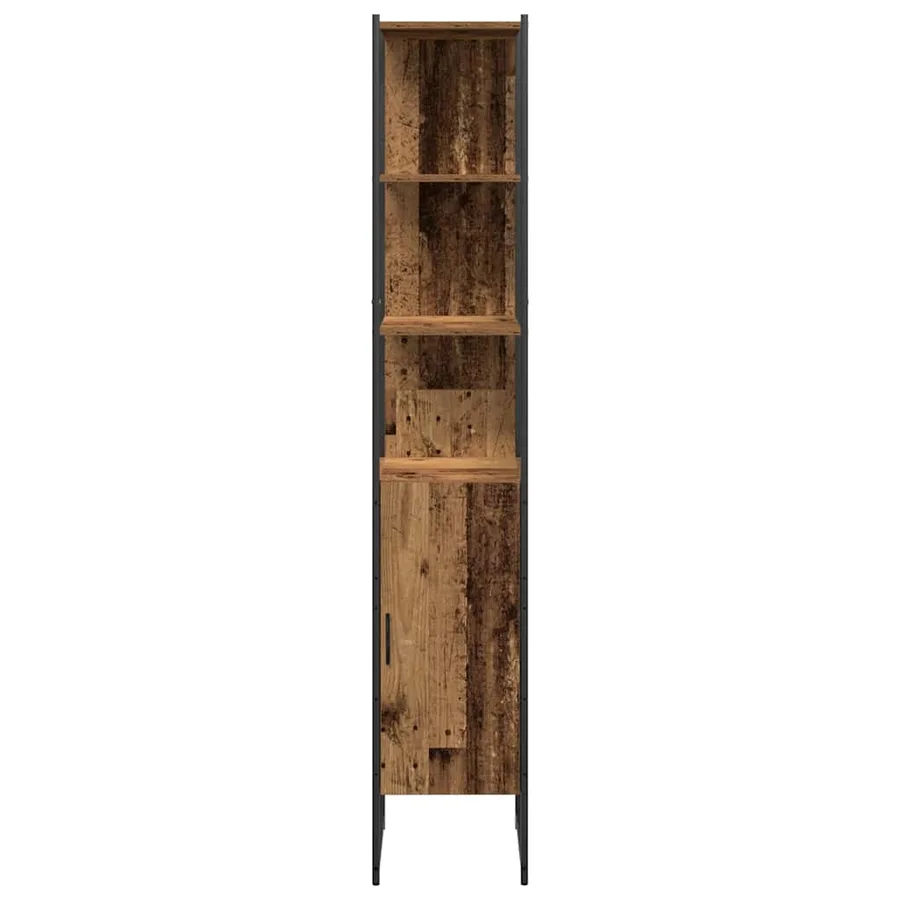 Ensemble de mobilier de salle de bain avec étagère 4 pcs Marron - 9