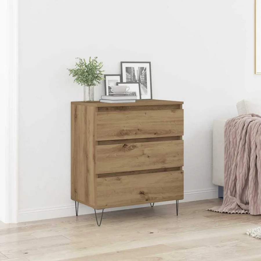 Buffet Chêne artisanal 60 x 35 x 70 cm Bois d'ingénierie