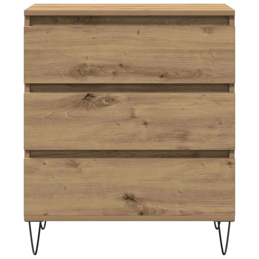 Buffet Chêne artisanal 60 x 35 x 70 cm Bois d'ingénierie - 6