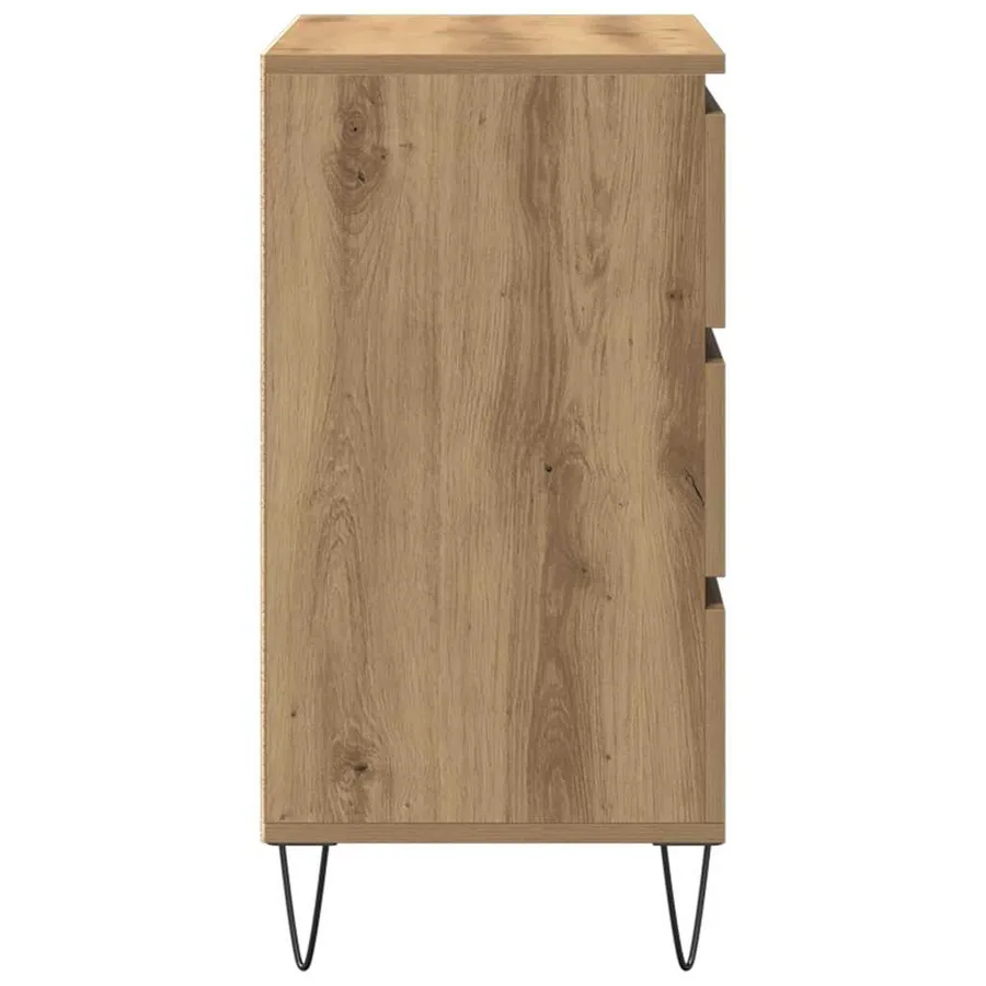 Buffet Chêne artisanal 60 x 35 x 70 cm Bois d'ingénierie - 7
