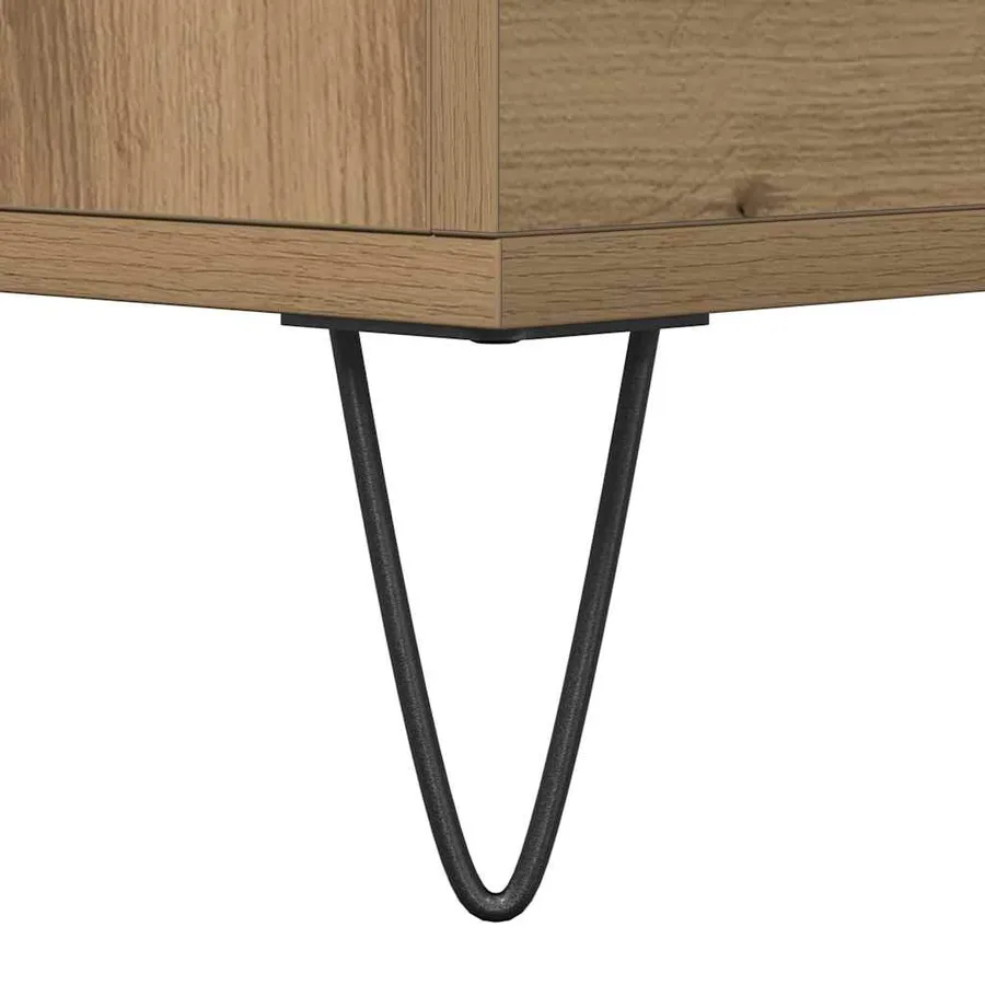 Buffet Chêne artisanal 60 x 35 x 70 cm Bois d'ingénierie - 9
