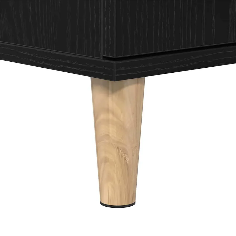 Ensemble de mobilier de salle de bain 3 pcs Chêne noir - 11
