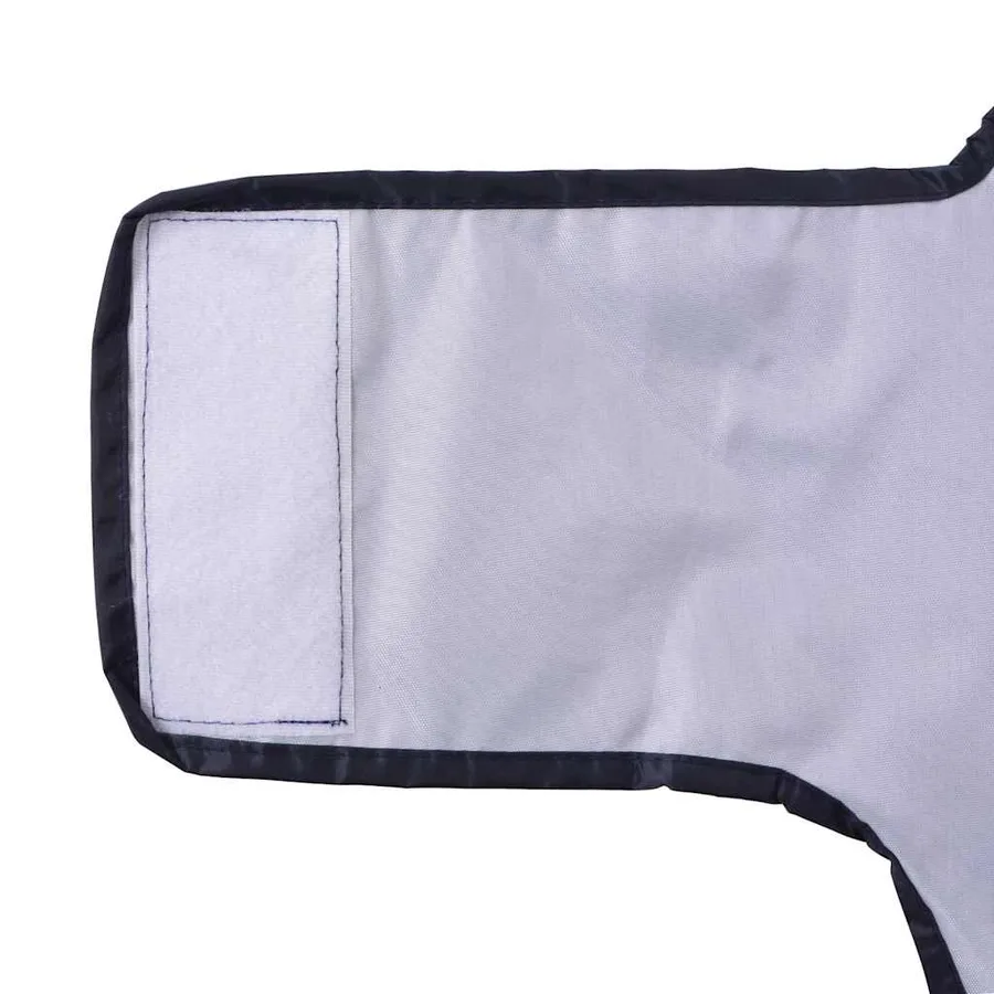 Imperméable pour chien avec bandes réfléchissantes polyester bleu marine taille L - 11