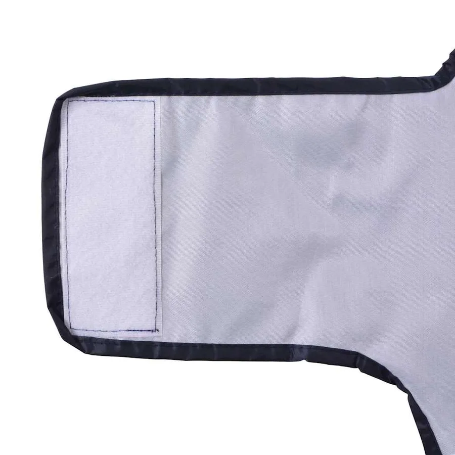 Imperméable pour chien avec bandes réfléchissantes polyester bleu marine taille S - 11