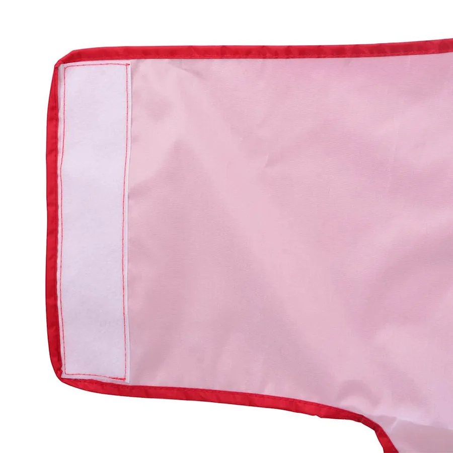 Imperméable pour chien avec bandes réfléchissantes en polyester rouge taille 3XL - 11