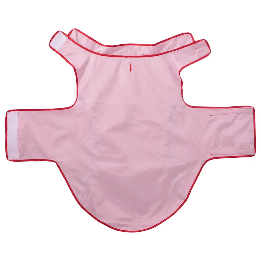 Imperméable pour chien avec bandes réfléchissantes en polyester rouge taille 3XL - 5