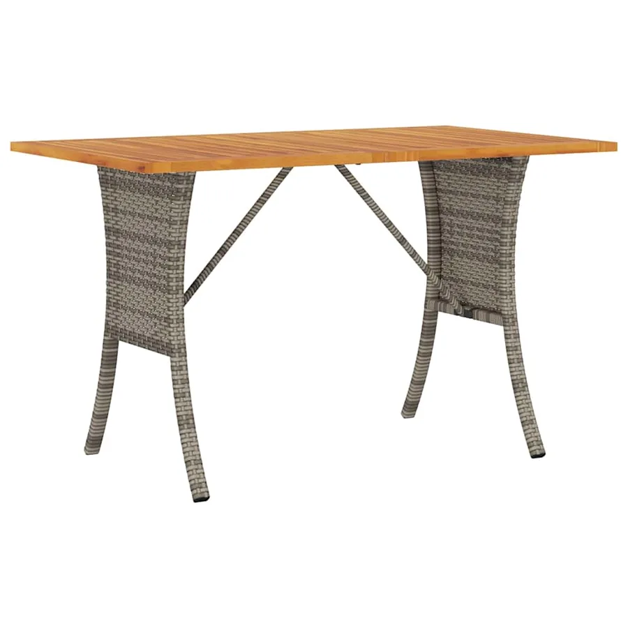 Ensemble de canapé de jardin 6 pcs avec coussins gris résine tressée - 7