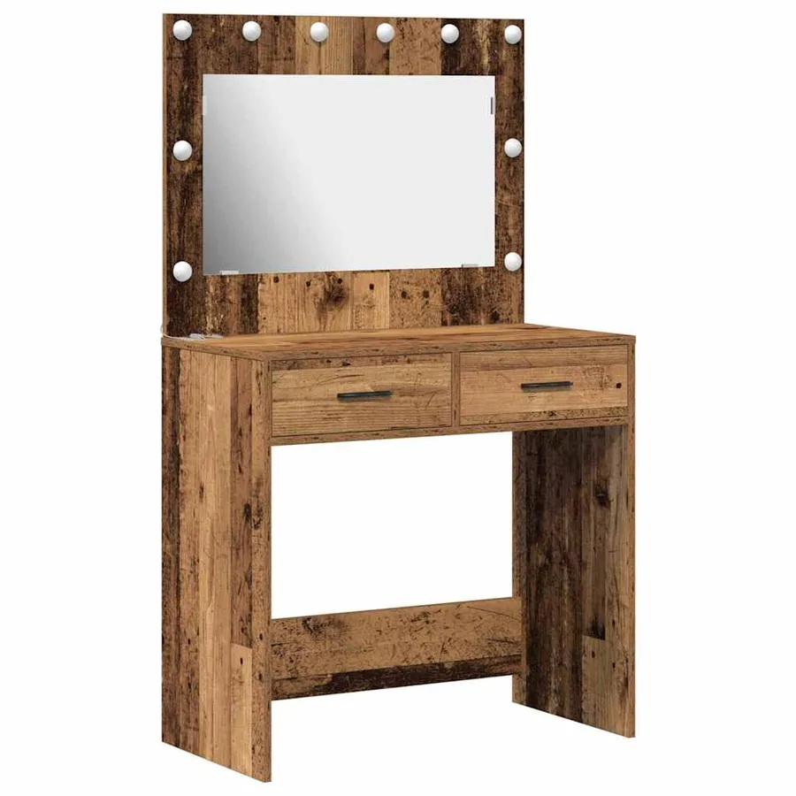 Table de Toilette avec tiroir Bois ancien 78,5 x 41 x 135 cm - 2