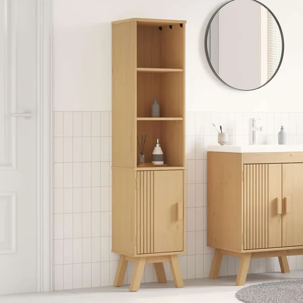 Armoire de salle de bain Olden Marron 35 x 30 x 159 cm