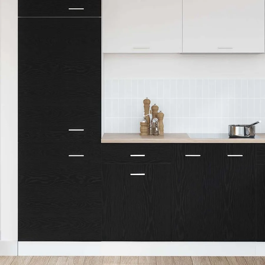 Armoire suspendue avec tiroir Chêne noir 50 x 46 x 81,5 cm - 4