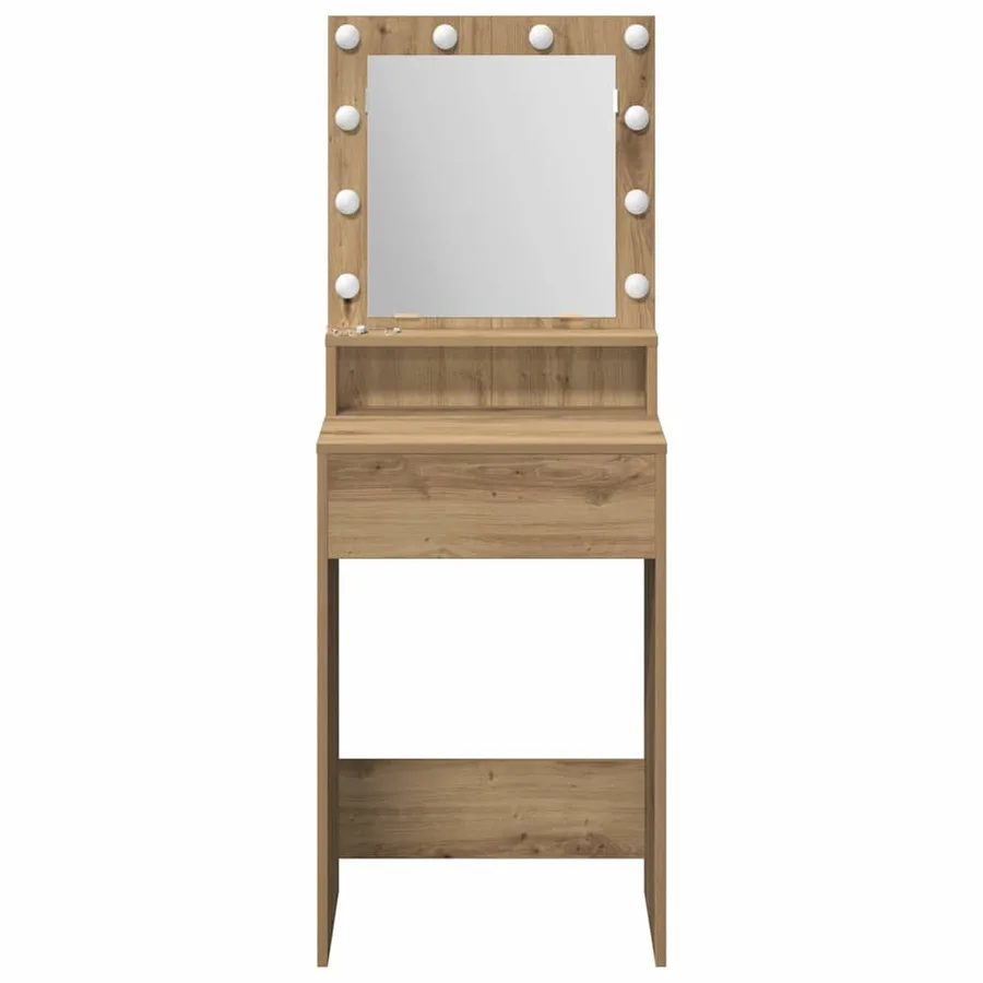 Table de Toilette Chêne artisanal 50 x 41 x 135 cm - 4