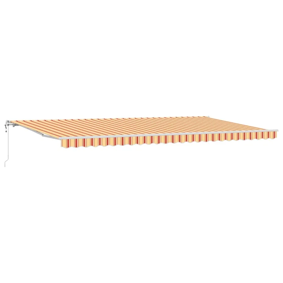 Auvent rétractable Jaune et Orange 600 × 350 cm - 2