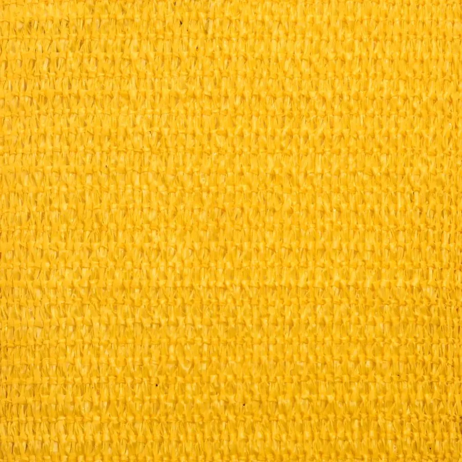 Voile d'ombrage 160 g/m² rectangulaire jaune 6x7 m PEHD - 9