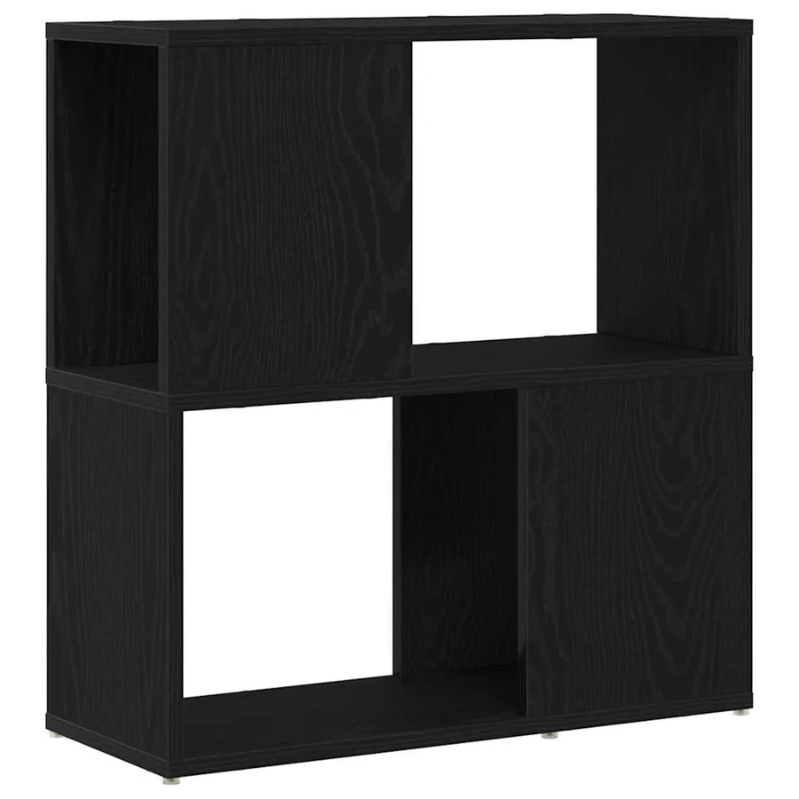 Ensemble meuble TV Noir 60 x 24 x 63 cm Bois d'ingénierie - 2