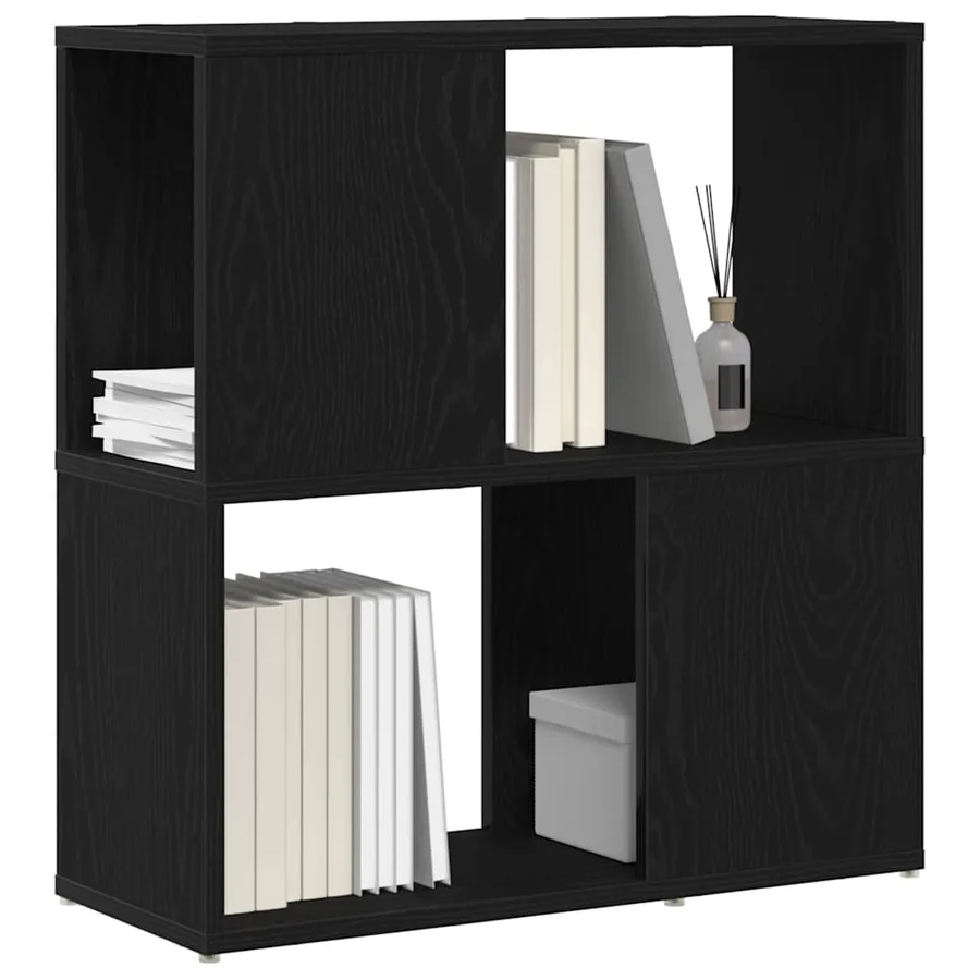 Ensemble meuble TV Noir 60 x 24 x 63 cm Bois d'ingénierie - 3