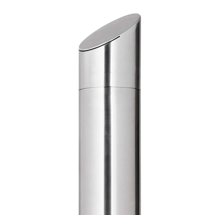 Garden Shower with Brown Base 225 cm Stainless Steel - 9