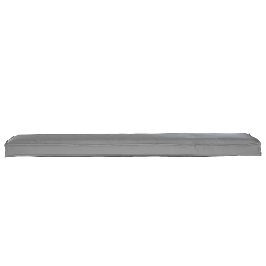 Set de coussins de palette 2 pcs Gris 180 x 40 x 8 cm - 7