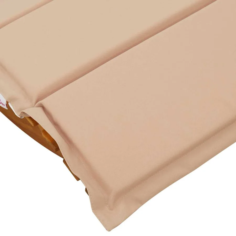 Transat avec coussin 2 pcs Marron Bois d'Acacia Massif - 9