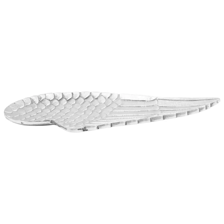 Corbeille de fruits 2 pcs Argenté 40 x 18 x 2.5 cm Aluminium - 3