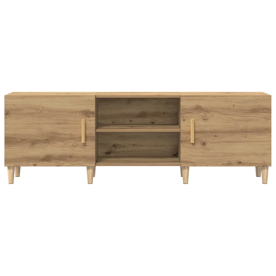 Meuble TV 150 x 30 x 50 cm chêne artisanal Bois d'ingénierie - 6