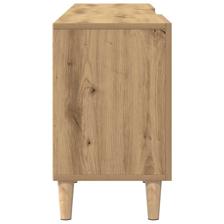 Meuble TV 150 x 30 x 50 cm chêne artisanal Bois d'ingénierie - 7