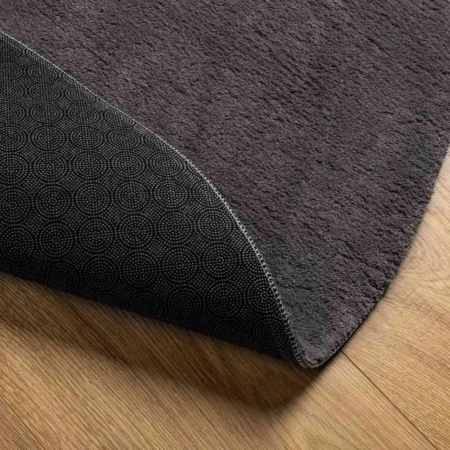 Tapis de surface HUARTE Anthracite 160 x 230 cm Polyester - 5