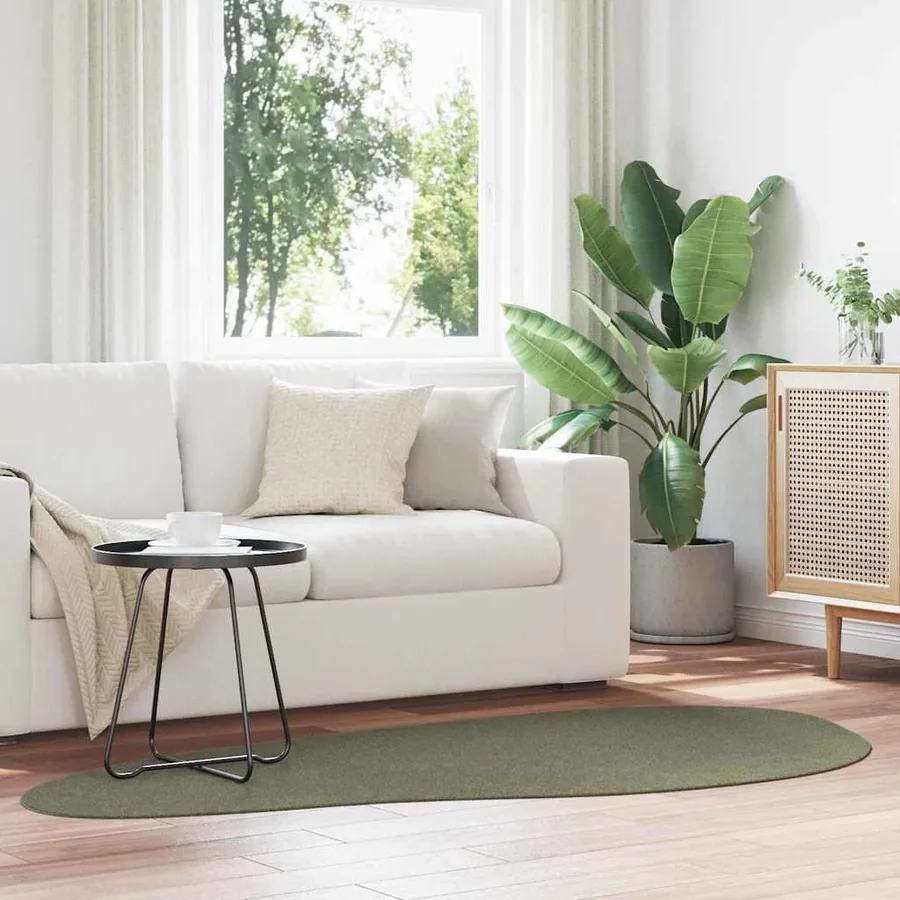 Tapis de surface HUARTE Vert forêt 100 x 200 cm Polyester