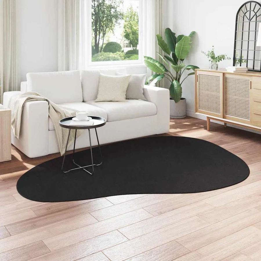 Tapis de surface HUARTE Noir 160 x 230 cm Polyester - 3