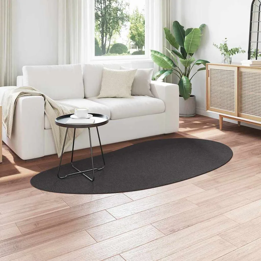 Tapis de surface HUARTE Anthracite 100 x 200 cm Polyester - 3