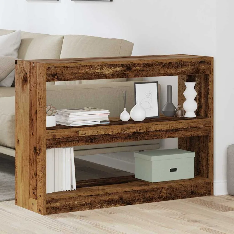 Bibliothèque Bois ancien 100 x 30 x 72 cm Bois d'ingénierie - 4