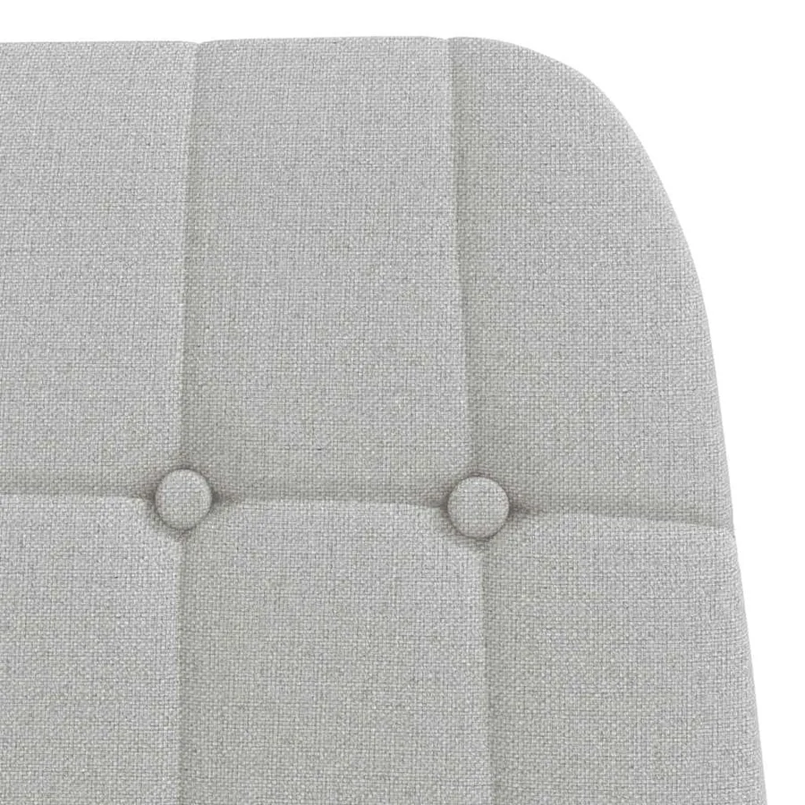 Fauteuil relaxant en tissu gris nuage - 7