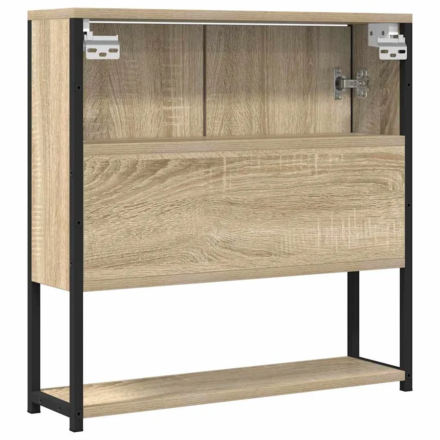Miroir de salle de bain avec étagère Beige 60 x 16 x 60 cm - 7