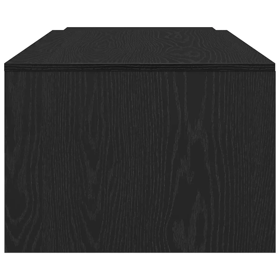 Table basse Chêne noir 150 x 50 x 35 cm Bois d'ingénierie - 7
