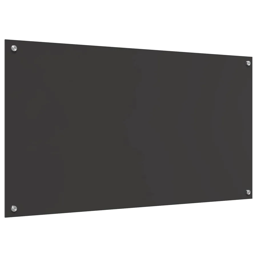 Crédence de cuisine Gris foncé 110 x 60 cm verre trempé - 4
