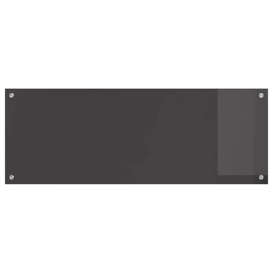 Crédence de cuisine Gris foncé 110 x 40 cm verre trempé - 2
