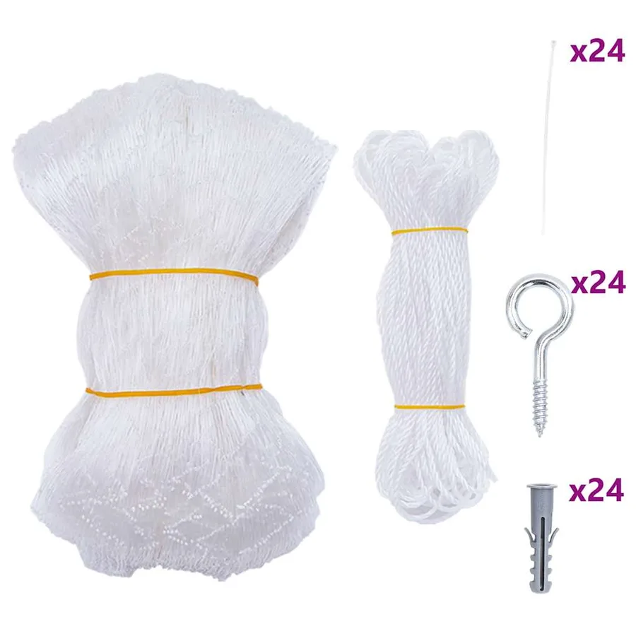 Filet pour chat transparent en nylon 12 x 3 m - 2