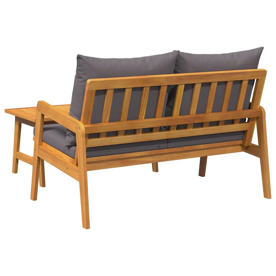 Ensemble bistrot 2 pcs Huile Naturelle Bois d'Acacia Massif - 7