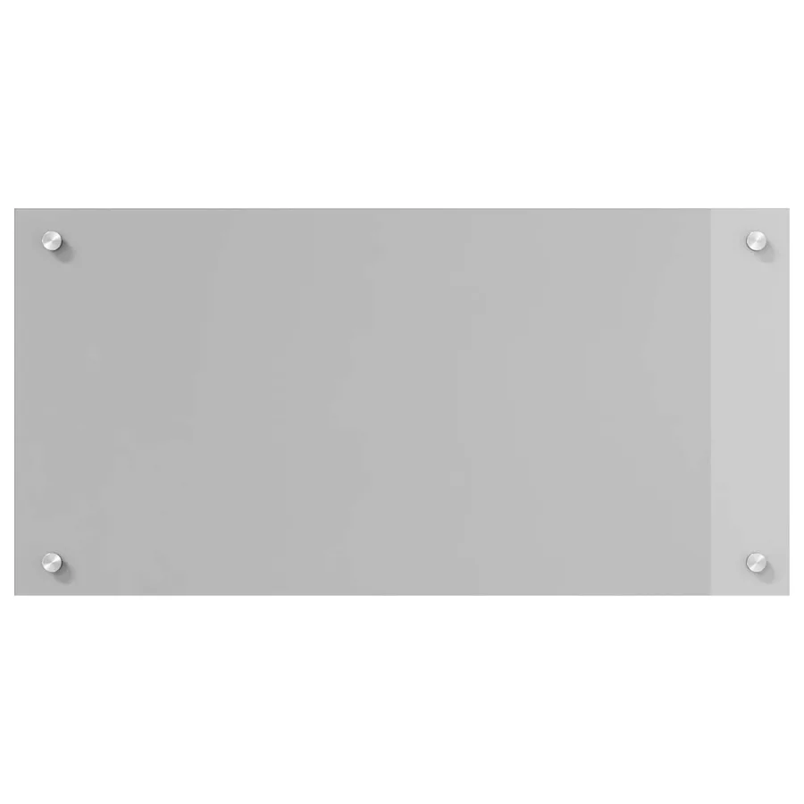 Crédence de cuisine Gris clair 80 x 40 cm verre trempé - 2