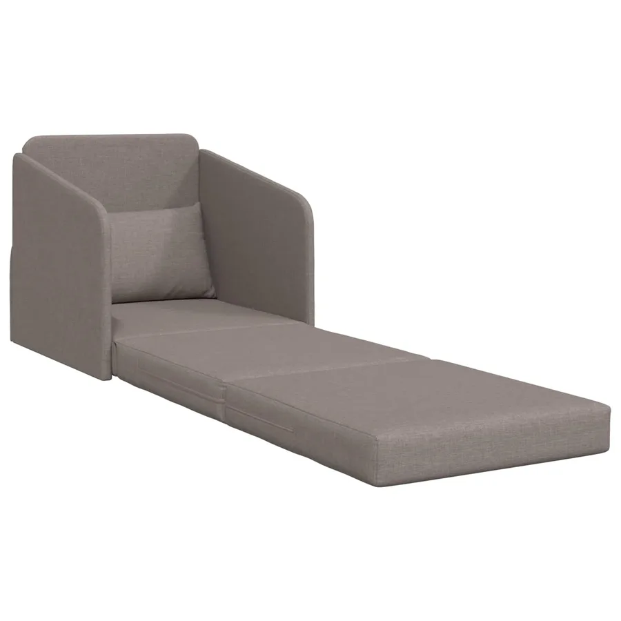 Canapé-Lit Taupe 65 x 80 x 83 cm tissu - 4