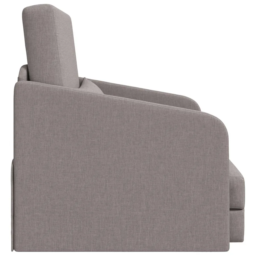 Canapé-Lit Taupe 65 x 80 x 83 cm tissu - 6