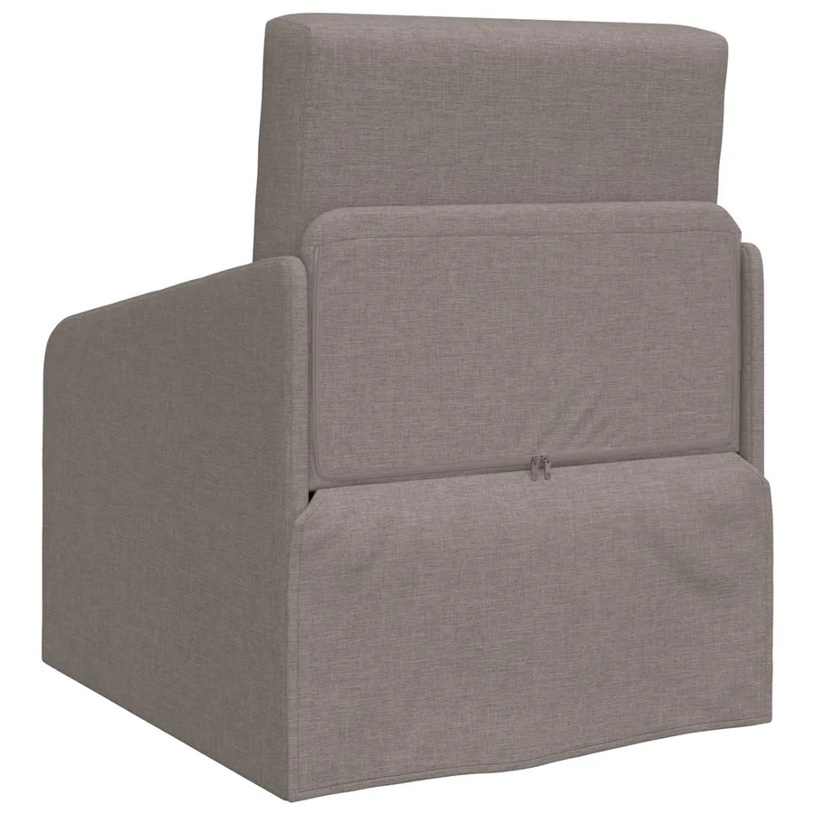 Canapé-Lit Taupe 65 x 80 x 83 cm tissu - 7