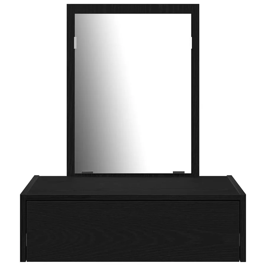 Table de Toilette Noir 60 x 40 x 70 cm Bois d'ingénierie - 6