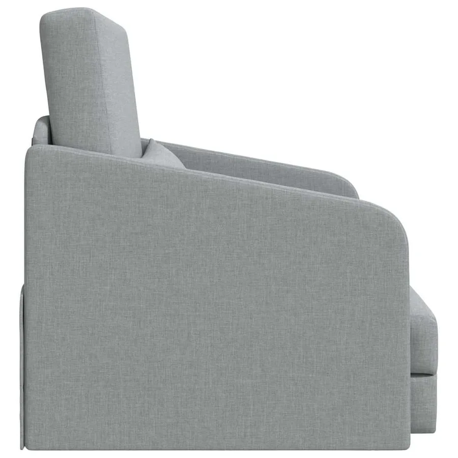Canapé-Lit Gris clair 65 x 80 x 83 cm tissu - 3