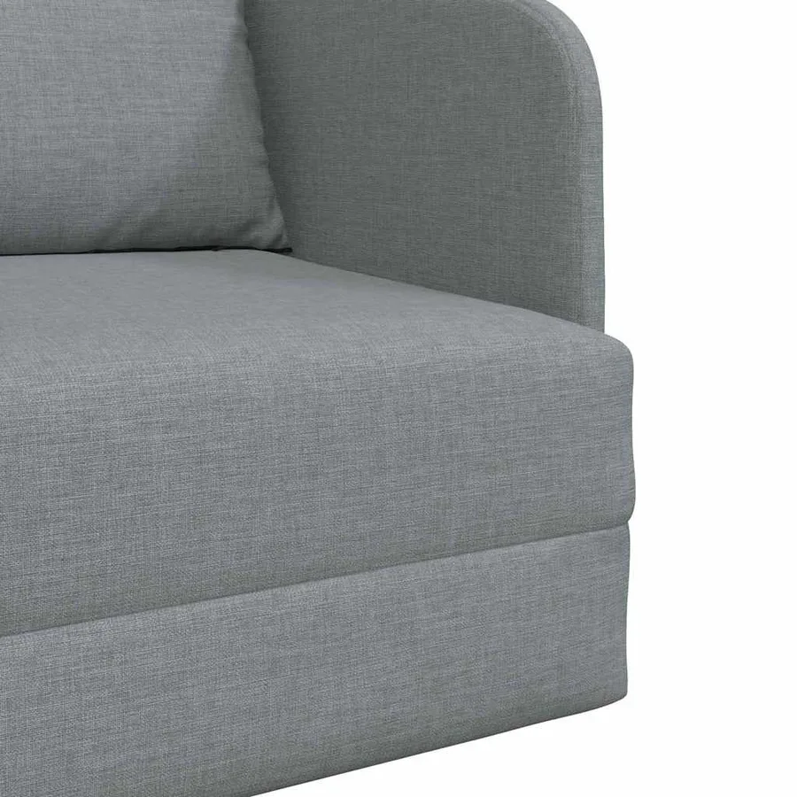 Canapé-Lit Gris clair 65 x 80 x 83 cm tissu - 6